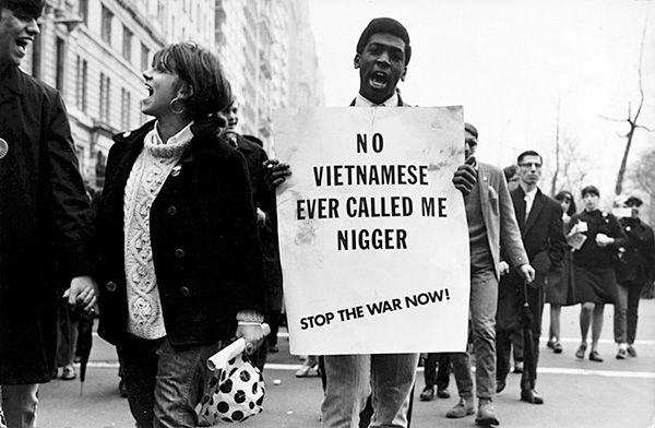 First Anti-Vietnam War Rally, Marchers on Madison Avenue, 1967