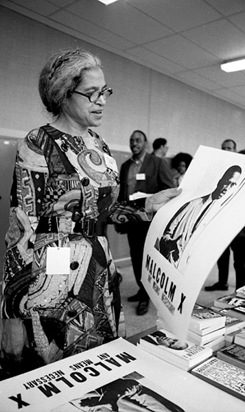 Mrs. Rosa Parks at the Black Political Convention in Gary, IN, 1972
