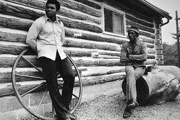 Muhammed Ali and Calvin Lockhart, Deer Lake, PA, 1971