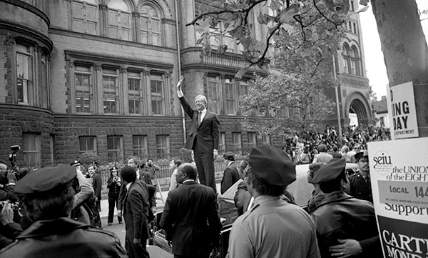 President Jimmy Carter Campaigning for Reelection, Brooklyn, NY, 1980