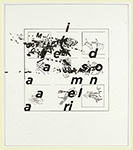 missaid #2, 2003,
Pigmented ink on vellum, 20 x 17½ inches