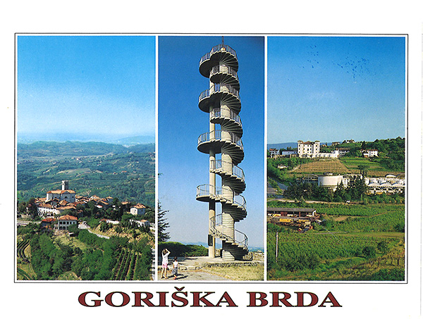 Goriška Brda, postcard, front