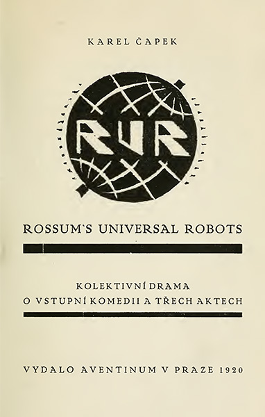 Czech first edition title page
