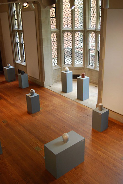 Cinerary Jars, gallery view from overhead