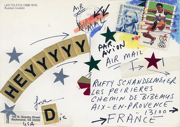 Richard Carlyon | Postcards to Aix #105 (back)