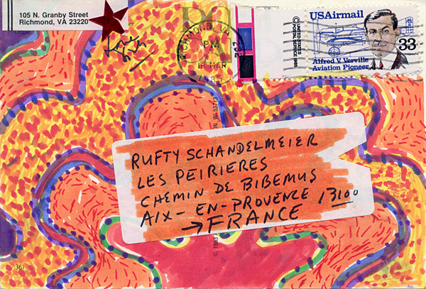Richard Carlyon | Postcards to Aix #115 (back)
