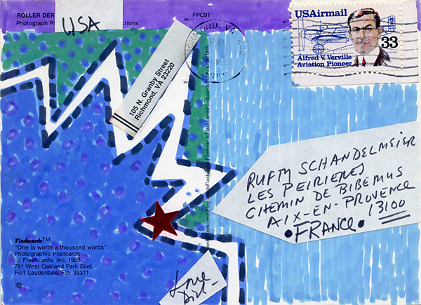 Richard Carlyon | Postcards to Aix #119 (back)