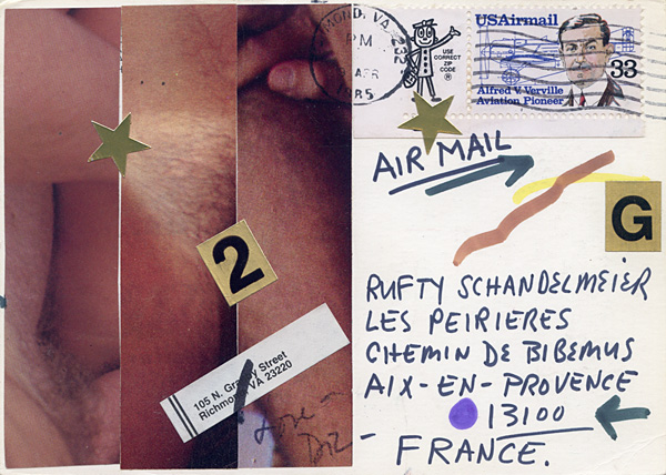 Richard Carlyon | Postcards to Aix #122 (back)