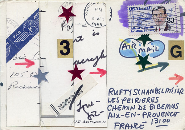 Richard Carlyon | Postcards to Aix #123 (back)