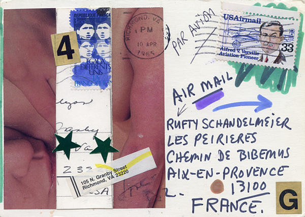 Richard Carlyon | Postcards to Aix #124 (back)