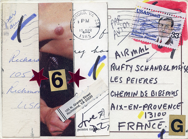 Richard Carlyon | Postcards to Aix #126 (back)
