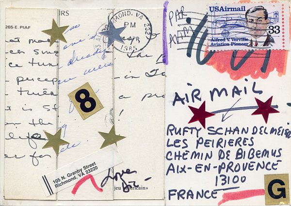 Richard Carlyon | Postcards to Aix #128 (back)