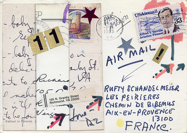 Richard Carlyon | Postcards to Aix #131 (back)
