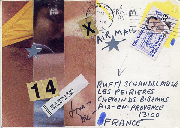 Richard Carlyon | Postcards to Aix #134 (back)