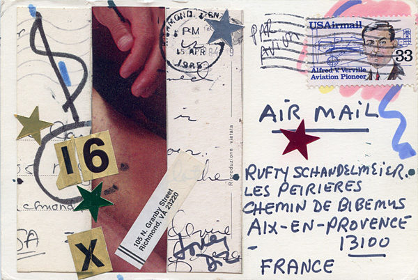 Richard Carlyon | Postcards to Aix #136 (back)