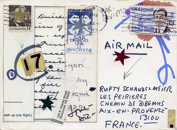 Richard Carlyon | Postcards to Aix #137 (back)