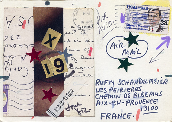 Richard Carlyon | Postcards to Aix #139 (back)