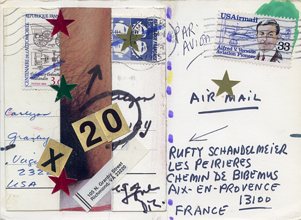 Richard Carlyon | Postcards to Aix #140 (back)