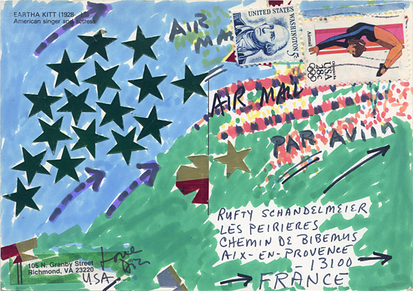 Richard Carlyon | Postcards to Aix #143 (back)