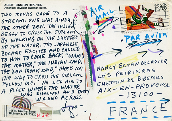 Richard Carlyon | Postcards to Aix #86 (back)