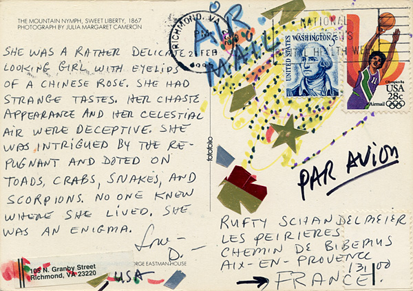 Richard Carlyon | Postcards to Aix #92 (back)