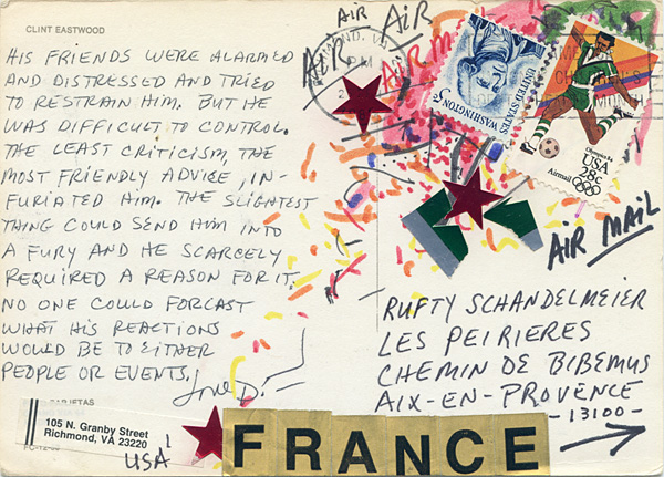 Richard Carlyon | Postcards to Aix #93 (back)