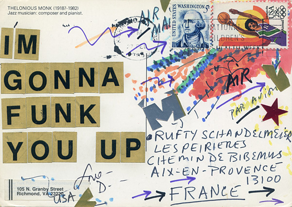 Richard Carlyon | Postcards to Aix #99 (back)